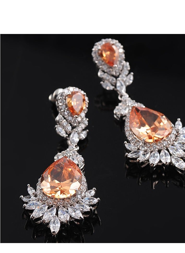 Fashion Wedding Dress Water Drop Earrings Gift