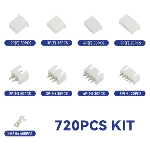 HKS Open Barrel Crimping Tool with 720PCS JSTXH Connectors Kit 2416 AWG 02515mm Laborsaving Crimper for AMPTE 28404863 JSTSM254XH254VH396 Molex YM58BS - Image 3