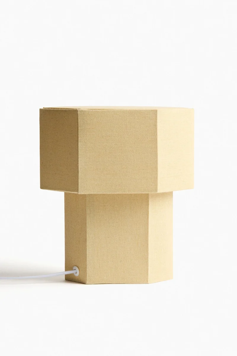 اتش اند ام مصباح طاولة بتصميم سداسي