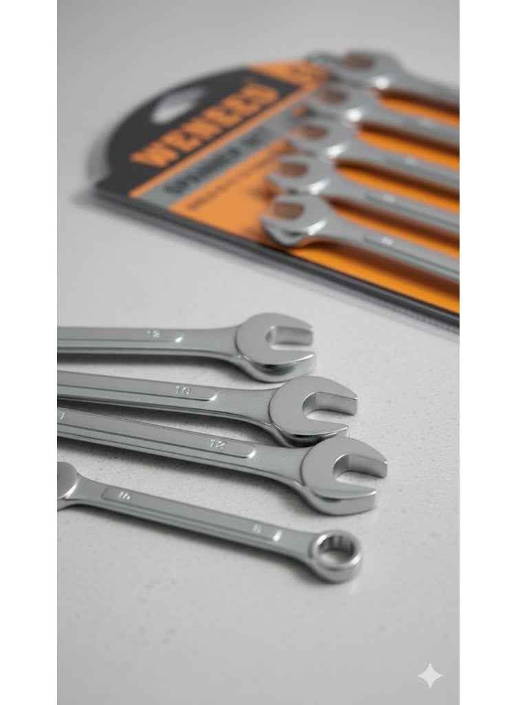 طقم مفاتيح عدة مزدوجة 5 قطع  أدوات يدوية متعددة الاستخدام للتصليح المنزلي والسيارات والأجهزة - Image 4