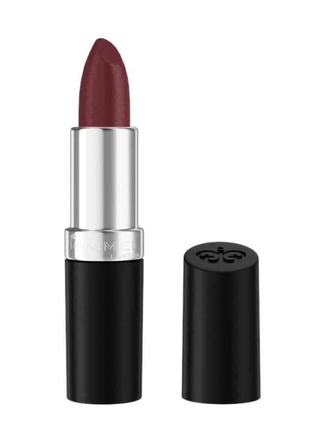 RIMMEL LONDON Lasting Finish Satin Lipstick - 380 - Plum Pillow, 4g - Image 1