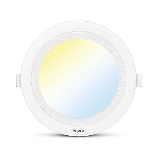 Wipro Garnet 10W Smart Panel Ceiling Light | CCT, White Tuneable & Dimmable | Control with Mobile App via Bluetooth | Gateway Required for Controlling through internet & Alexa/Google Asst. | Pack of 1 - Image 2
