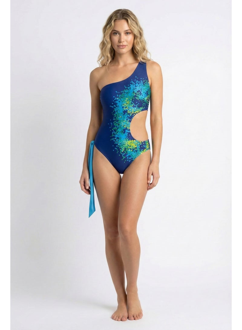 سيتوس بدلة سباحة سيتوس بنقشة أومبريه مرقطة (أزرق/محيطي) - Image 1