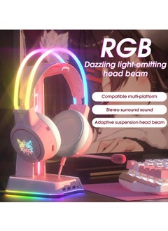 onikuma X15 Pro Wired Professional Gaming Headphone with Mic And LED Light  - Image 2