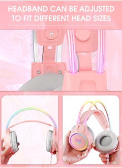onikuma X15 Pro Wired Professional Gaming Headphone with Mic And LED Light  - Image 4