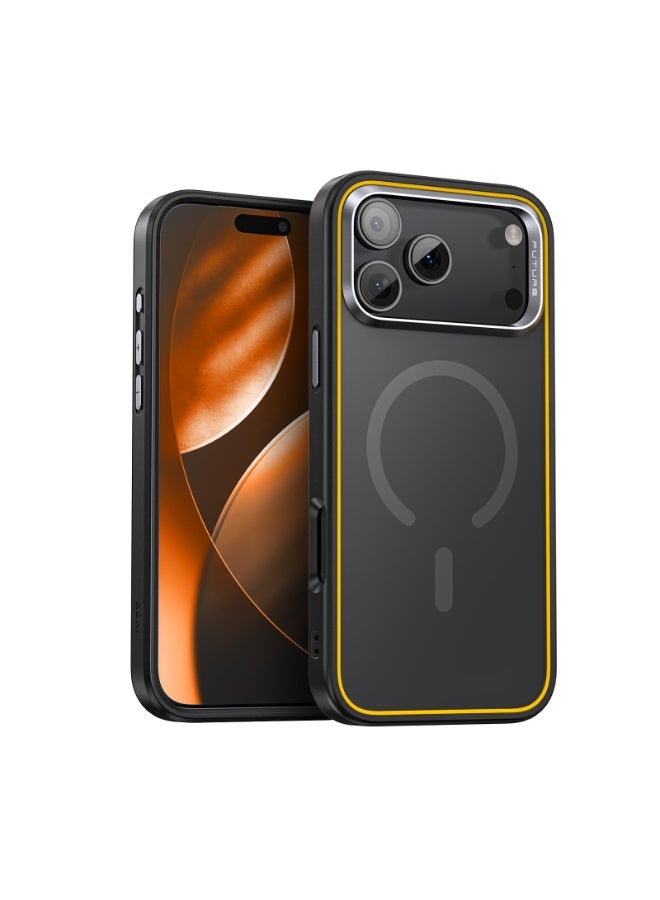  أوهي آوهي جراب مغناطيسي لهاتف آيفون 17 برو ماكس، نحيف ومتوافق مع ماج سيف، مقاوم للصدمات مع حماية بمعيار عسكري (أسود) - Image 1