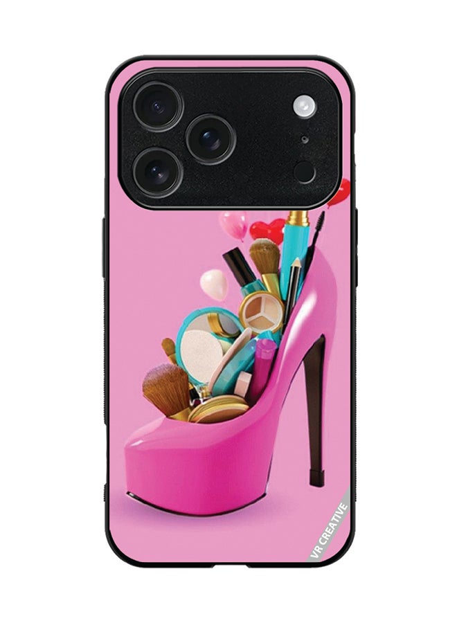 VR CREATIVE Protective Case Cover For Apple iPhone 17 Pro Barbie Shoe Design Multicolour