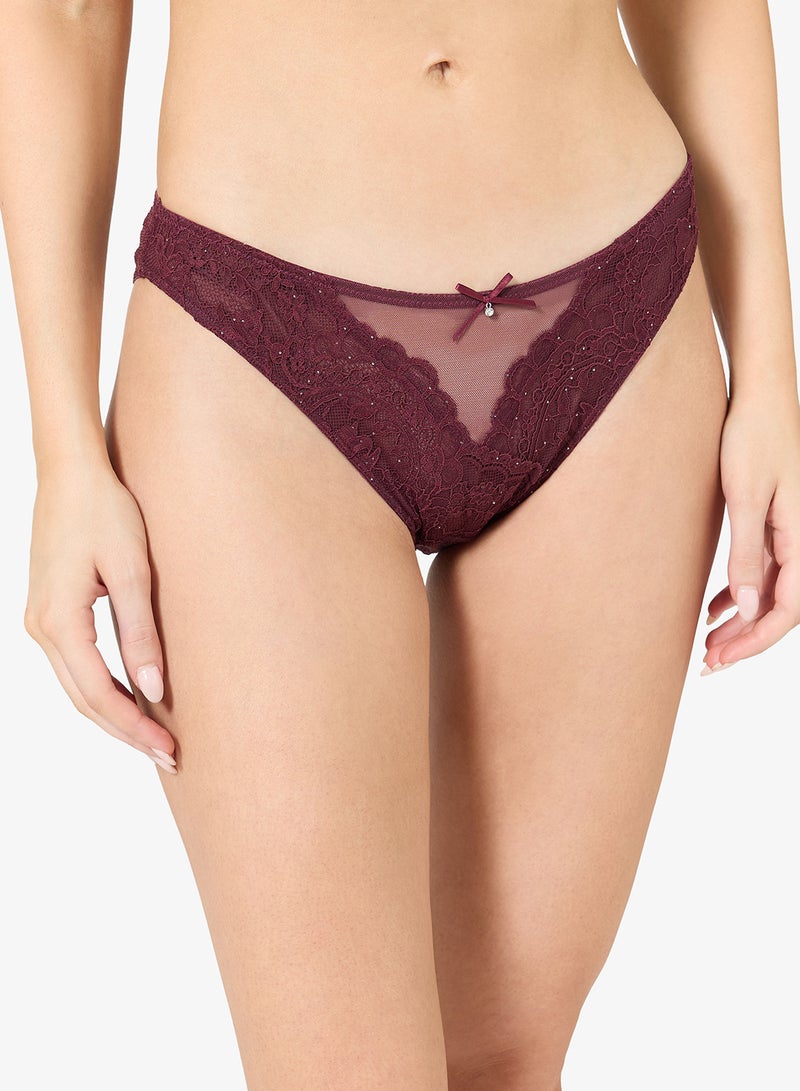 hunkemoller Lace High leg Bikini Bottom - Image 5