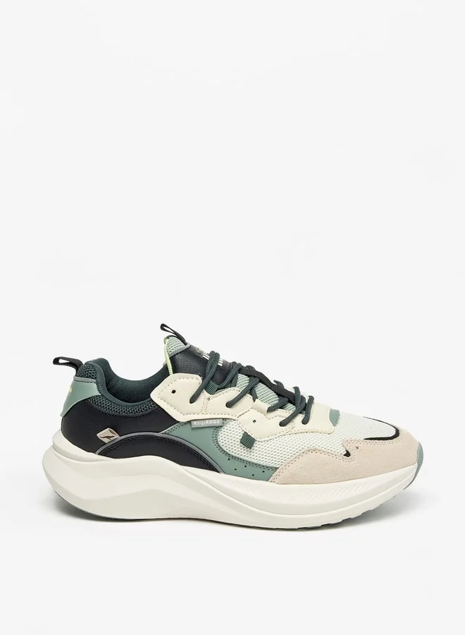 kangaROOS Men's Panelled Lace-Up Sports Shoes