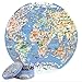 bopster 1000PieceRound World Map Jigsaw Puzzle for Adults Teens Illustrated Globe Design Premium 1000pc Puzzle Giftable Family Activity - Image 2