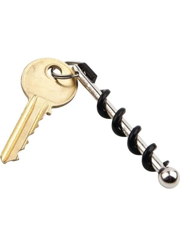 True Utility Corkscrew Keychain
