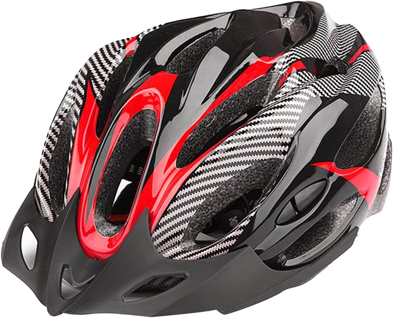 klarako Adult Bike Helmet 56 65CM, Sports 21 Vents Cycling Bicycle Helmets with Visor, Adjustable Ultralight Youth Mens Womens Ladies Safety Headgear - Image 1