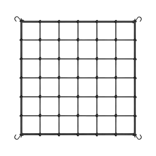 iPower شبكة تريليس مرنة iPower لغرفة نمو 3x3 قدم، شبكة نباتات ثقيلة مع خطافات، دعم هيدروبونيك مرن للنباتات الداخلية، البستنة والزراعة - Image 1