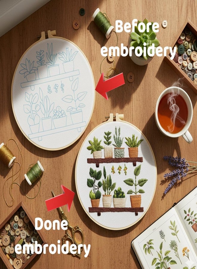 CZFSWT Embroidery Kit for Beginners, Needlepoint Kits for Beginners, Cross Stitch Kits for Beginners Suitable for Embroidery Beginners, Handicraft Enthusiasts - Image 4
