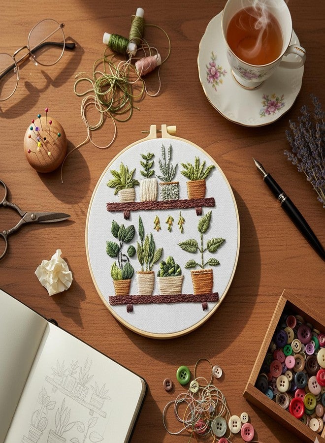 CZFSWT Embroidery Kit for Beginners, Needlepoint Kits for Beginners, Cross Stitch Kits for Beginners Suitable for Embroidery Beginners, Handicraft Enthusiasts - Image 3