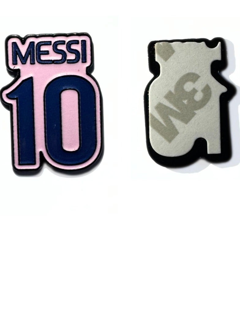 Messi Jersey no.10 Metal Sticker for Mobile or Any Smooth Surface  - Image 2