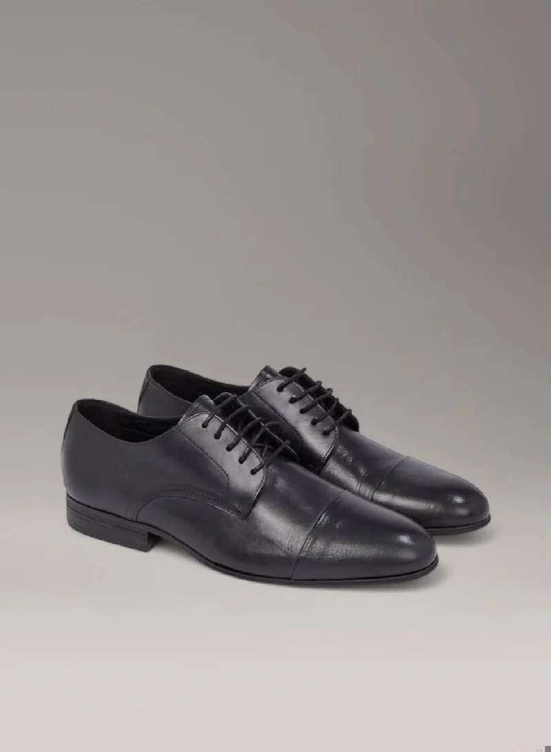 CALVIN KLEIN Leather Lace-Up Shoes