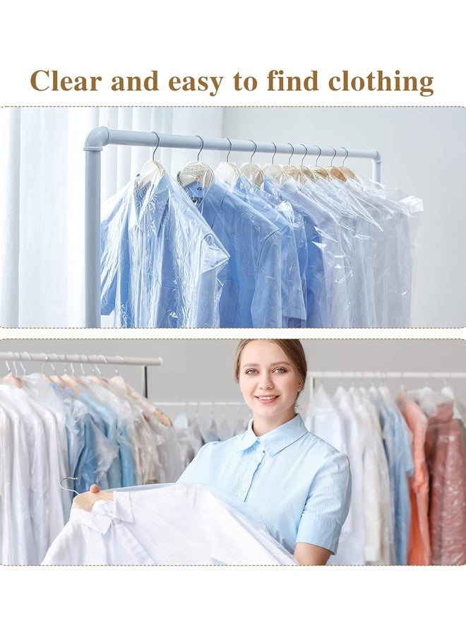 10PCS كيس ملابس بلاستيكية شفافة، غبار معلقة، للاستخدام في المنزل والسفر - Image 5