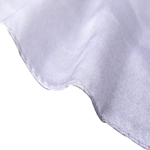 CYZLANN Women's Scarves 100% Silk Long Lightweight Scarfs for women(grey white) - Image 5