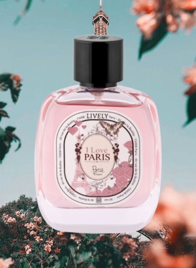لايفلي 3 قطع عطر آي لاف باريس 100 مل - Image 2