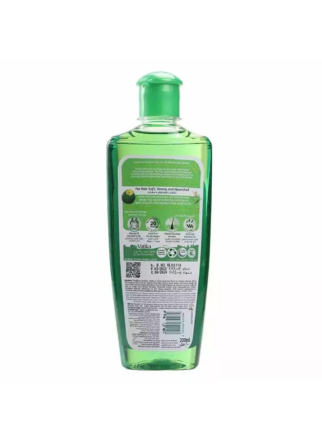 Vatika Hair Oil Enriched with Cactus, Hair Fall Control Oil- 200ml - Image 2