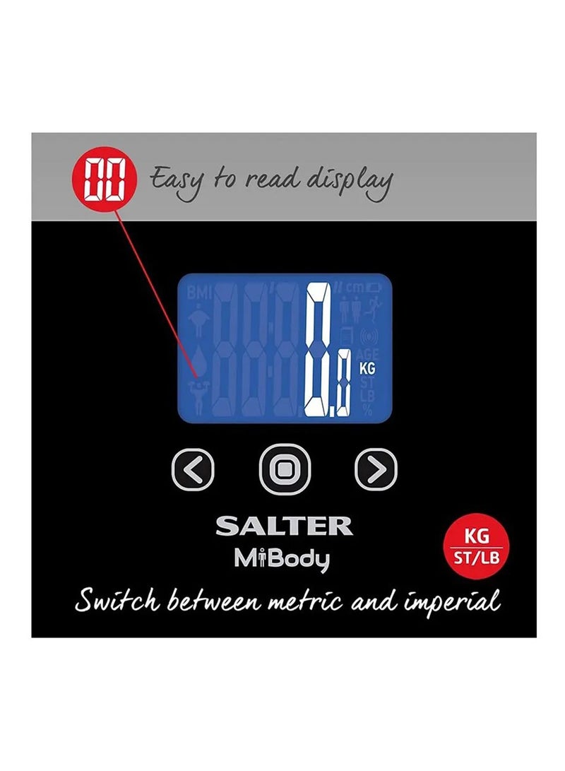 Salter ميزان الحمام الرقمي بلوتوث ميبودي 9154 Bk3R - Image 3