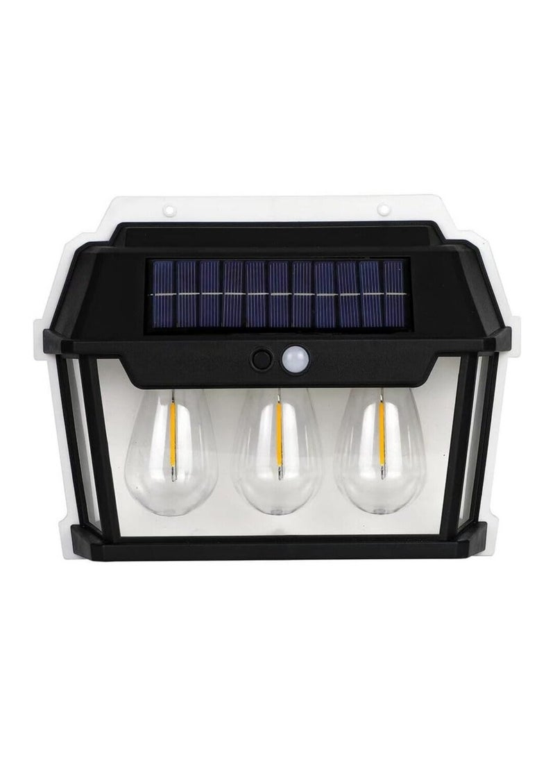 Solar Garden Warm Pathway Lamp, Wall Hanging Outdoor Waterproof Lamp, Solar Powered Lanterns Motion Sensor Solar Lights, Garden Lights Decorative Solar Lights - Image 1