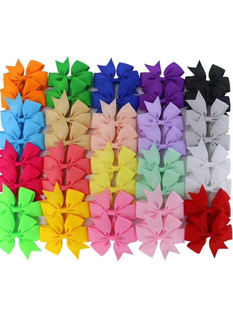 ORiTi مشابك شعر ORiTi 30 قطعة من شرائط الشعر للبنات الصغار بألوان متنوعة - Image 1