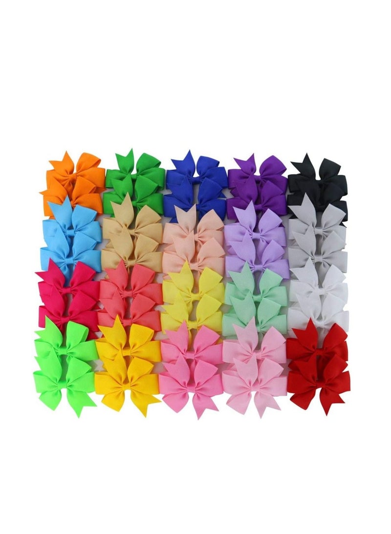 ORiTi مشابك شعر ORiTi 30 قطعة من شرائط الشعر للبنات الصغار بألوان متنوعة - Image 2