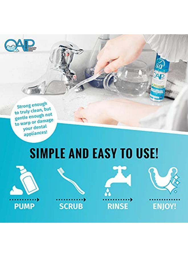 OAP M Retainer Cleaner, Aligner, Invisalign, Denture, And Mouth Guard Cleaner | Orthodontic 60 Seconds Cleanser By Oap Cleaner | Paraben, Sulfate And Triclosan Free | 44.3 Ml Bottle  - Image 5