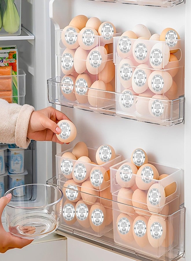 Bueake 500 Pcs 2 Inch Farm Fresh Eggs Carton Labels Self-Adhesive Unwashed Stickers for Chicken, Quail, Duck Egg Handling Labels - Image 5