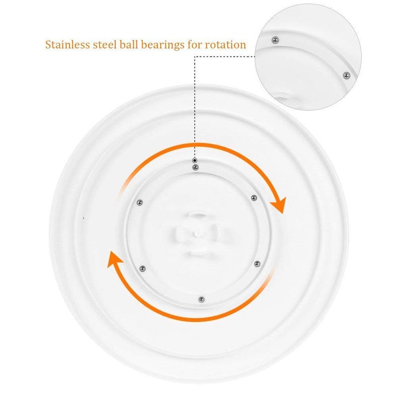 Lexazo 1PC Cake Turntable Revolving Cake Decorating Stand Sugar Craft 360 Degree RotatingBakeware Tools and Accessories Easy to Decorate Cakes 28cm - Image 3