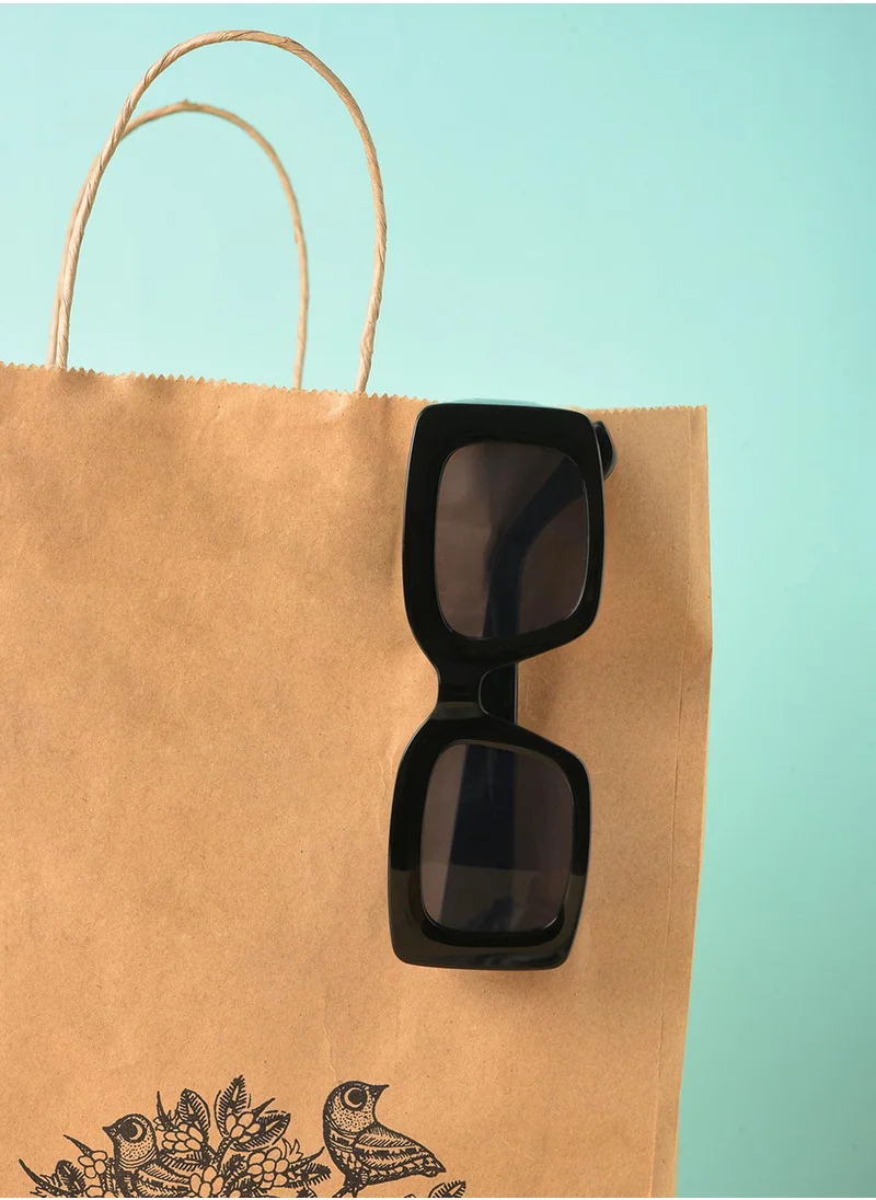 صوص هاوت Black Lens Black Wayfarer Sunglasses