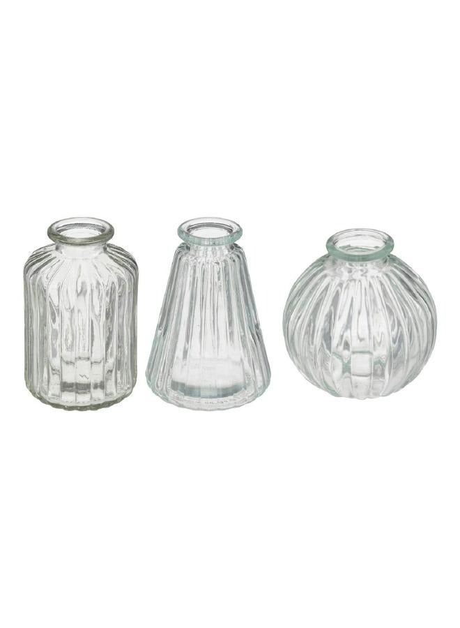 لوفت مزهريات فردية، مجموعة من 3 قطع، شفافة، زجاجية - 193749 - Image 2