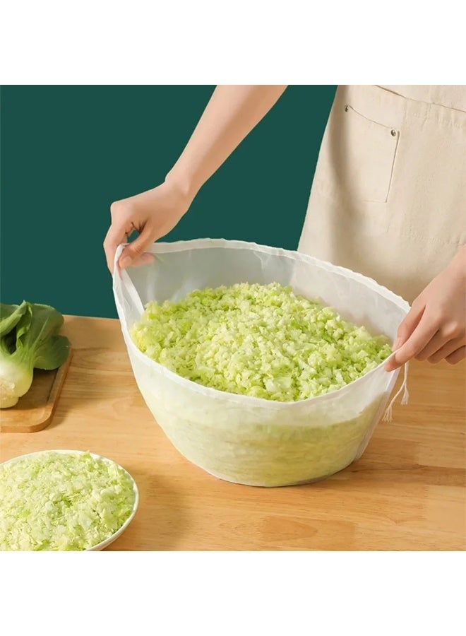 أكياس قماش الجبن القابلة لإعادة الاستخدام مصفاة شبكة دقيقة لعصير الزبادي أكياس تصفية القهوة والأغذية الآمنة الغاز-اكسسوارات الطبخ للمطبخ - Image 1