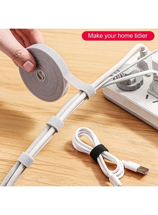 منظم لفائف أربطة الكابلات المتينة بمقبض مريح مضاد للانزلاق - لون عشوائي - Image 2