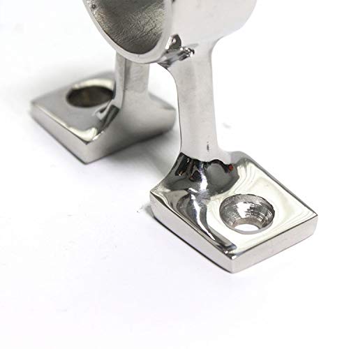 NRC&XRC NRCXRC 2 Pieces Marine Grade Heavy Duty 316 Stainless Steel Boat Hand Rail FittingID 26MM Center Bracket Stanchion Mount Hardware for 1inch OD Tubing - Image 3