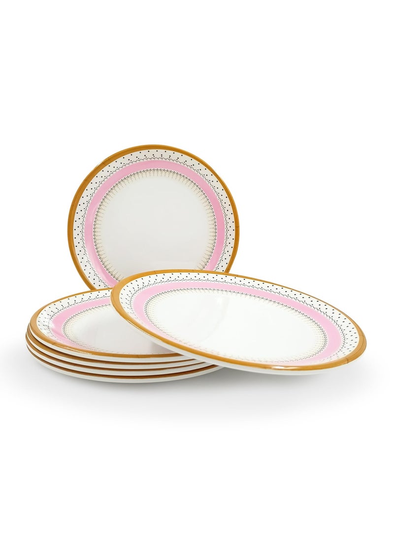 Superware Superware | Pure Melamine | Dinner Plate Set – Diamond 10.75” (6 nos.) | Stain Free, Glazed Finish  - Image 3