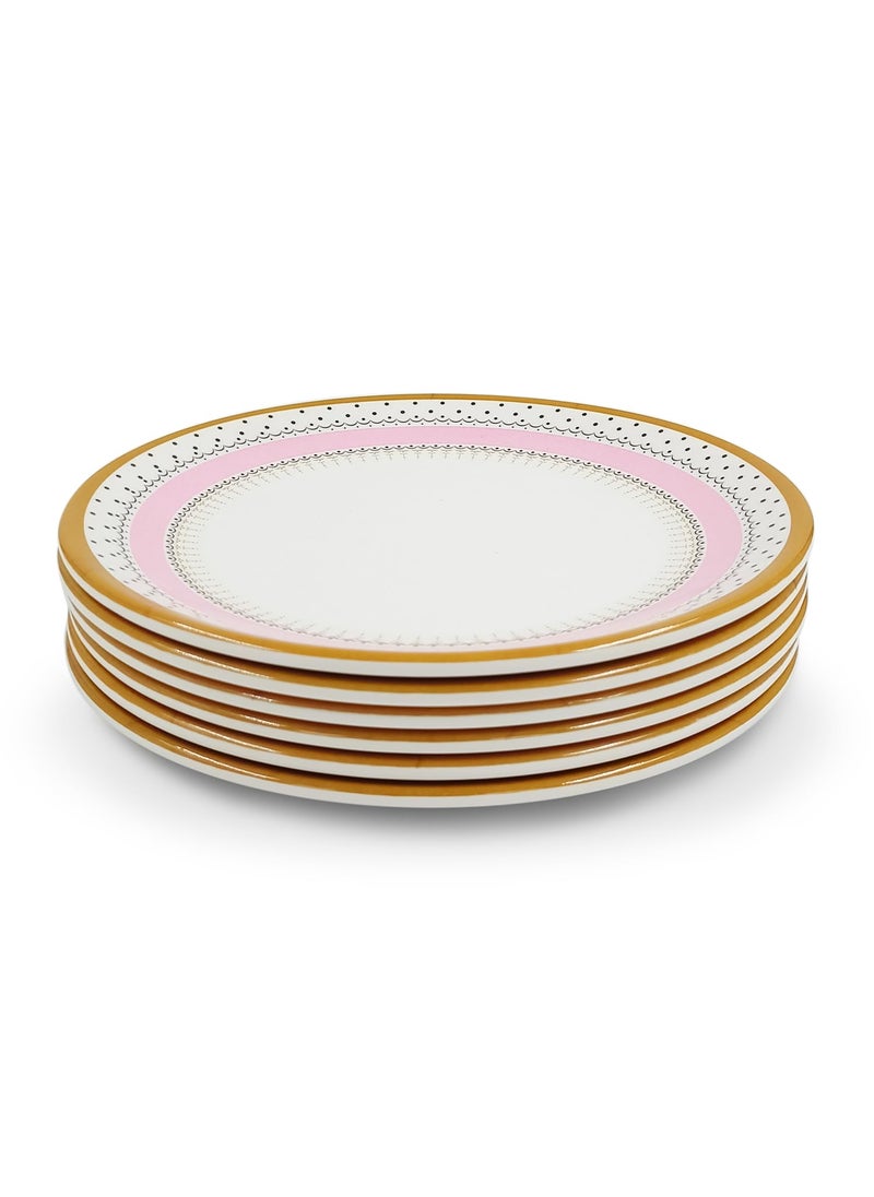 Superware Superware | Pure Melamine | Dinner Plate Set – Diamond 10.75” (6 nos.) | Stain Free, Glazed Finish  - Image 5