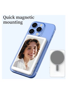 TIGER Mag Selfie Display with Real-Time Bluetooth Camera Sync | Wireless Remote Stand for Hands-Free Photos & Videos | Instant Preview Screen for Rear Camera Selfies | Solo Content Creation for Vlogging, Streaming, & Travel Photography  - Image 1
