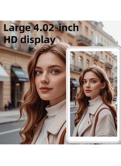TIGER Mag Selfie Display with Real-Time Bluetooth Camera Sync | Wireless Remote Stand for Hands-Free Photos & Videos | Instant Preview Screen for Rear Camera Selfies | Solo Content Creation for Vlogging, Streaming, & Travel Photography  - Image 4