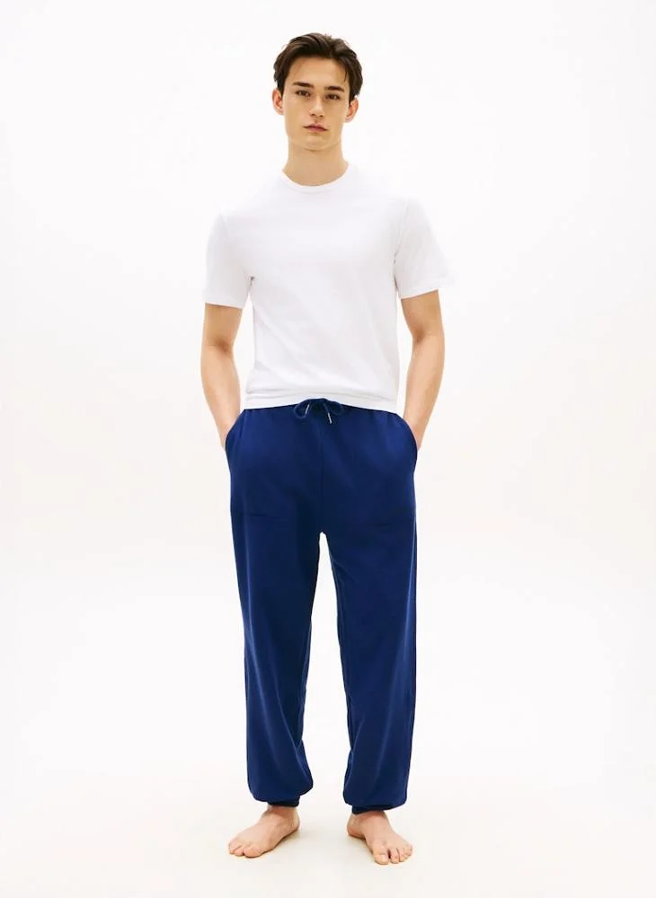 TOMMY HILFIGER  Essential Terry Cuffed Lounge Joggers for Men | Best Price UAE