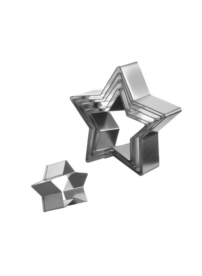 Ottinetti Star Shaped Cookie Cutter Set of 6