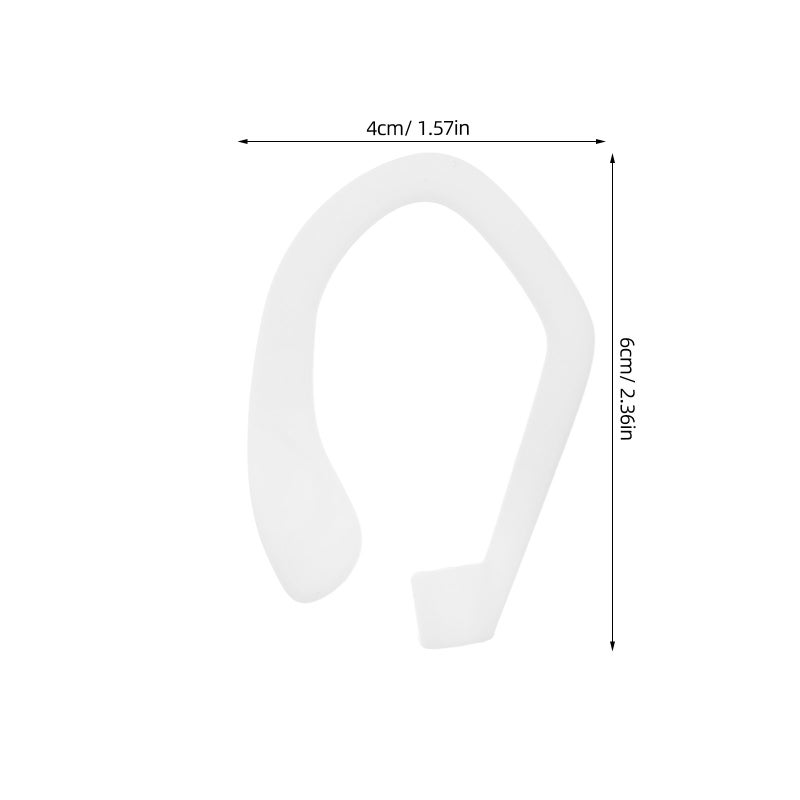 1 Pair Replacement Ear Hooks Earbuds Accessories Anti Silicone Hooks for Running Jogging Cycling Gym Earphone Earbuds - Image 3