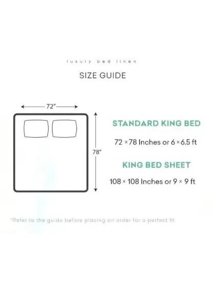 VKOM - VKOM 244TC Glace Cotton 78x72 Elastic Fitted Bedsheet Super Double Bed Size Cartoon Printed Fitted Sheet Elasticated Fitted Bedspread with 2 Pillow Covers Blue - Image 1