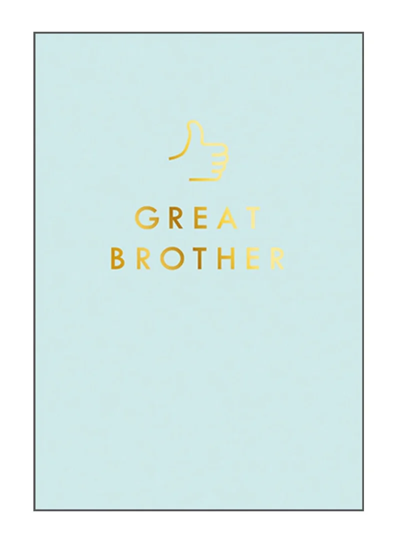 بيجمينت Great Brother thumbs up Birthday Card