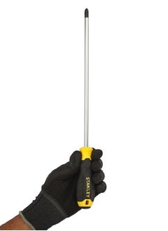 Stanley STANLEY STMT60816-8 Cushion Grip Screwdriver Phillips PH3 x 250mm with Magnetic Tip – High Grade Chrome Vanadium  - Image 4