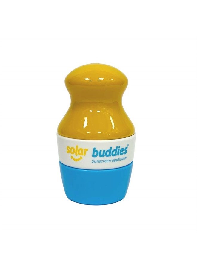 Solar Buddies Duo PB Solar Buddies Refillable Roll On Sponge Applicator For Kids, Adults, Families, Travel Size Holds 100ml Travel Friendly for Sunscreen, Suncream and Lotions - Image 1