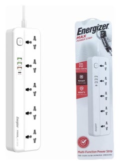 Energizer Max Power Strip 10A with Smart overload protection surge 5Output and 3 ports QC18w USB A And PD20w/2500w model epb2501eu - pzsku/ZE667F19A102F8D53F32BZ/45/_/1730882502/3555a493-a99c-417f-ad36-52383296252a