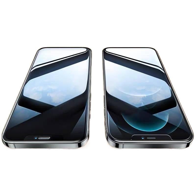 غطاء هاتف بGlass باللون أبيض لـ iPhone XR مع حماية خصوصية 360 درجة ومضاد للتجسس مع مقاومة بصمات الأصابع مع تغطية كاملة للشاشة للاستخدام الداخلي للرحلات اليومية للعائلة - Image 4